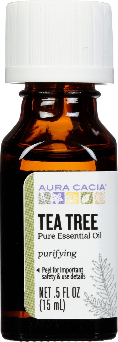 slide 8 of 9, Aura Cacia Tea Tree Essential Oil, 0.5 oz