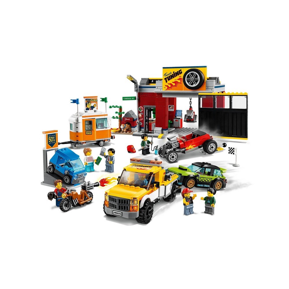 slide 6 of 7, LEGO City Tuning Workshop Toy Car Garage 60258 Cool Building Set, 1 ct