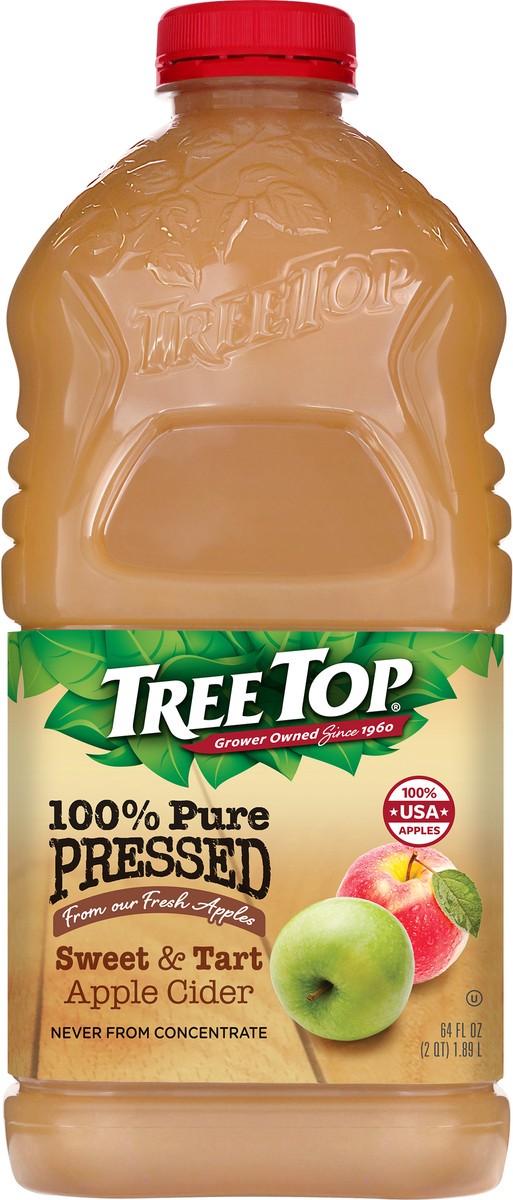 slide 13 of 14, Tree Top Sweet & Tart Apple Cider 100% Juice 64 fl oz, 64 fl oz