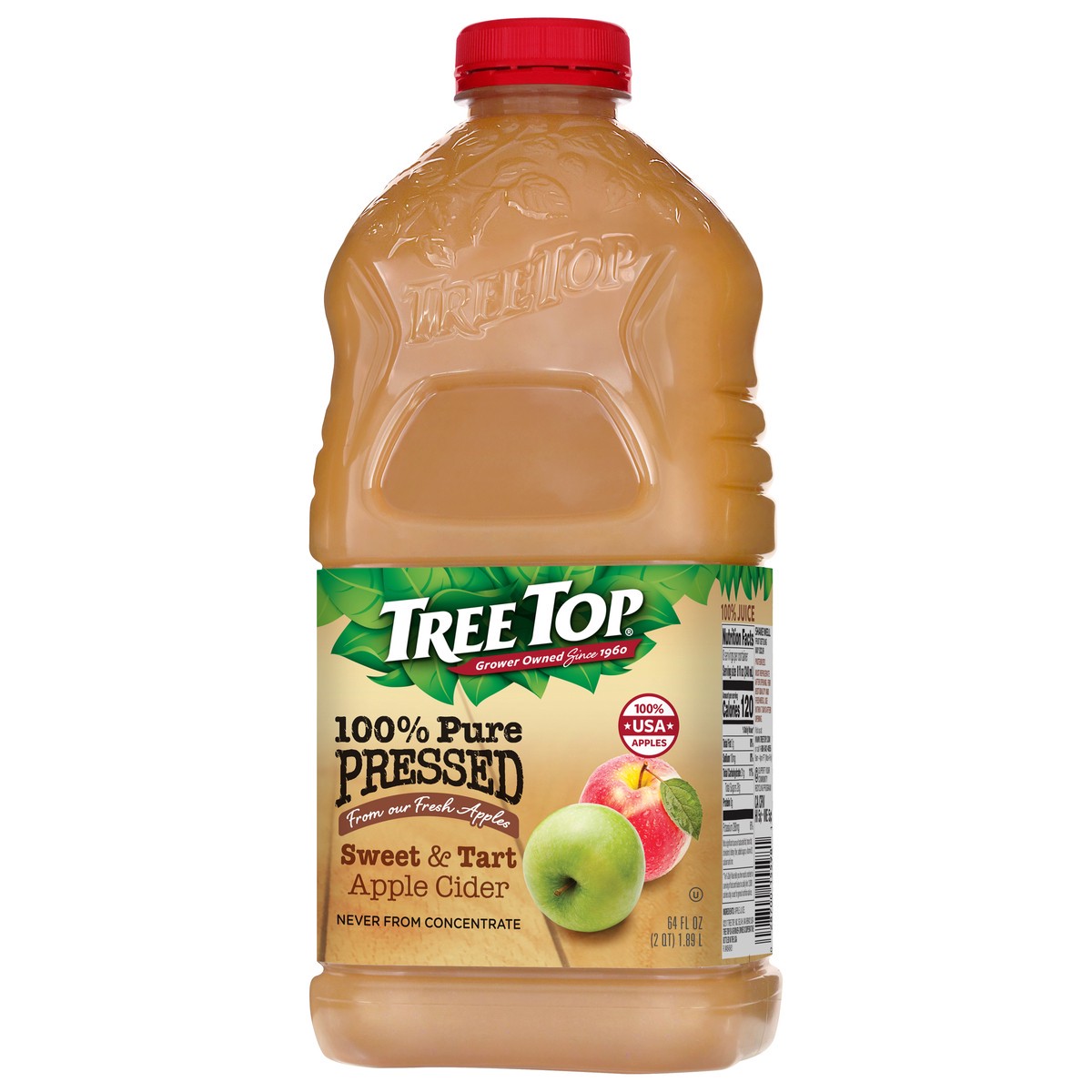 slide 10 of 14, Tree Top Sweet & Tart Apple Cider 100% Juice 64 fl oz, 64 fl oz