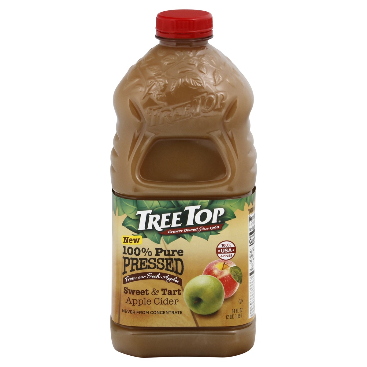 slide 1 of 9, Tree Top Apple Cider 64 oz, 