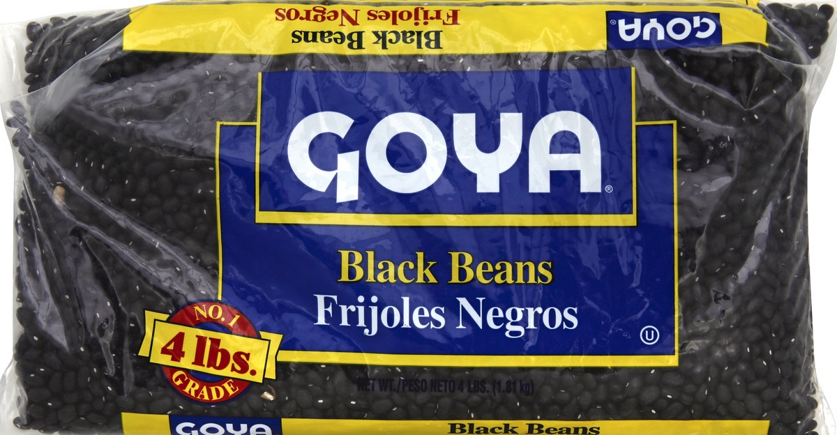 slide 1 of 5, Goya Black Beans 4 lb, 4 lb