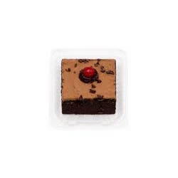 The Save Mart Company Chocolate Cake Square With Fudge Icing