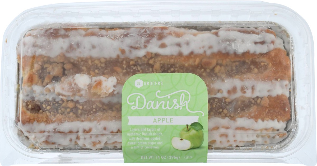 slide 10 of 14, SE Grocers Apple Danish, 1 ct