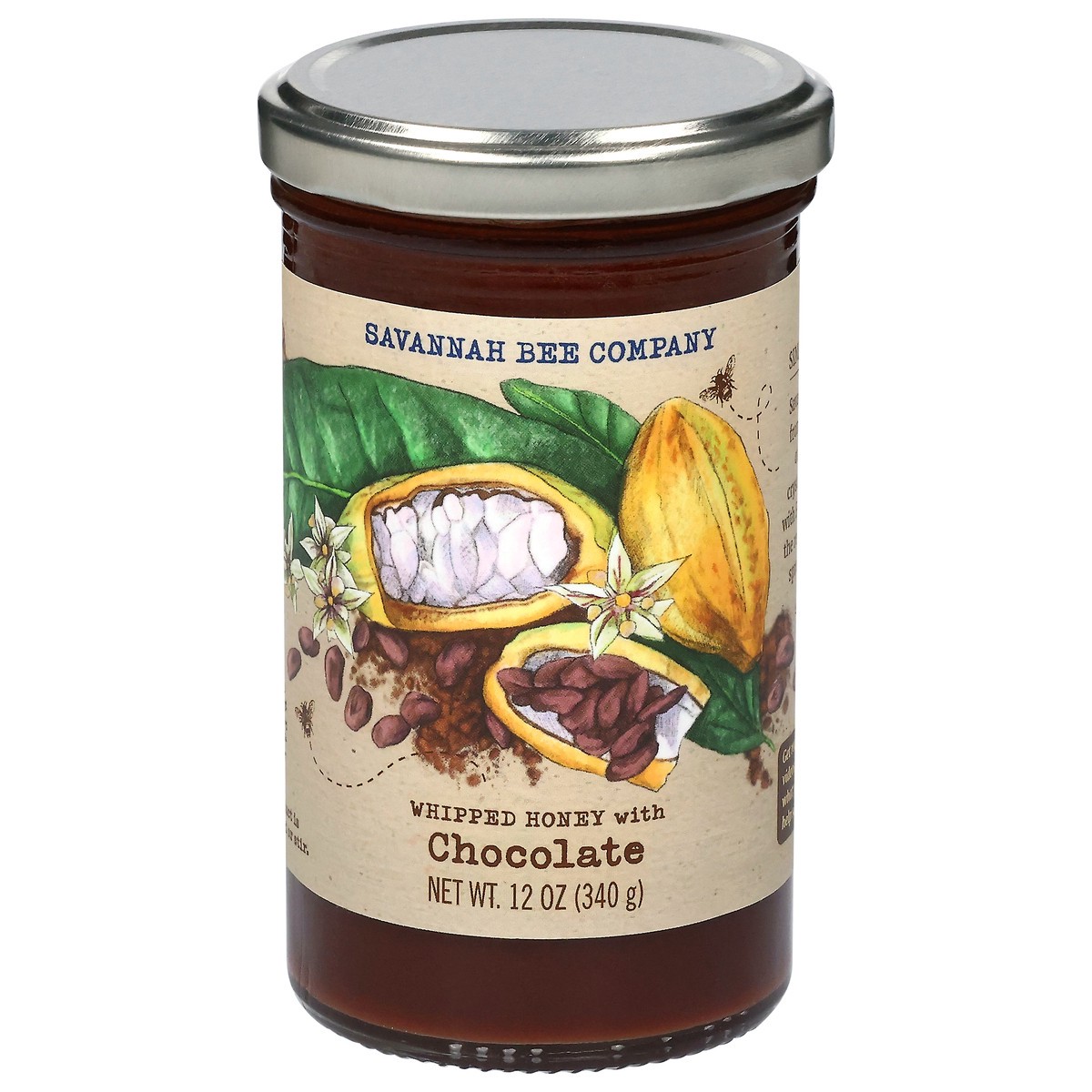 slide 2 of 14, Savannah Bee Whipped Honey with Chocolate, 12 oz