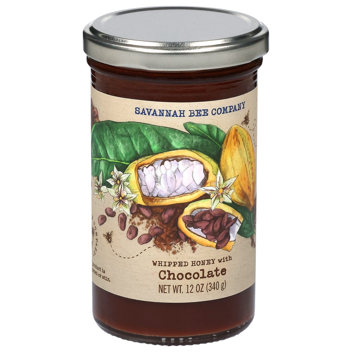 slide 9 of 14, Savannah Bee Whipped Honey with Chocolate, 12 oz