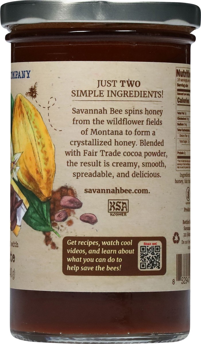 slide 3 of 14, Savannah Bee Whipped Honey with Chocolate, 12 oz