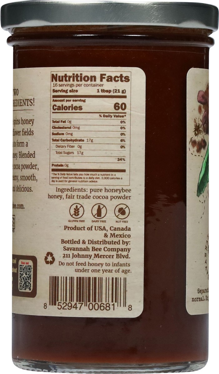 slide 7 of 14, Savannah Bee Whipped Honey with Chocolate, 12 oz
