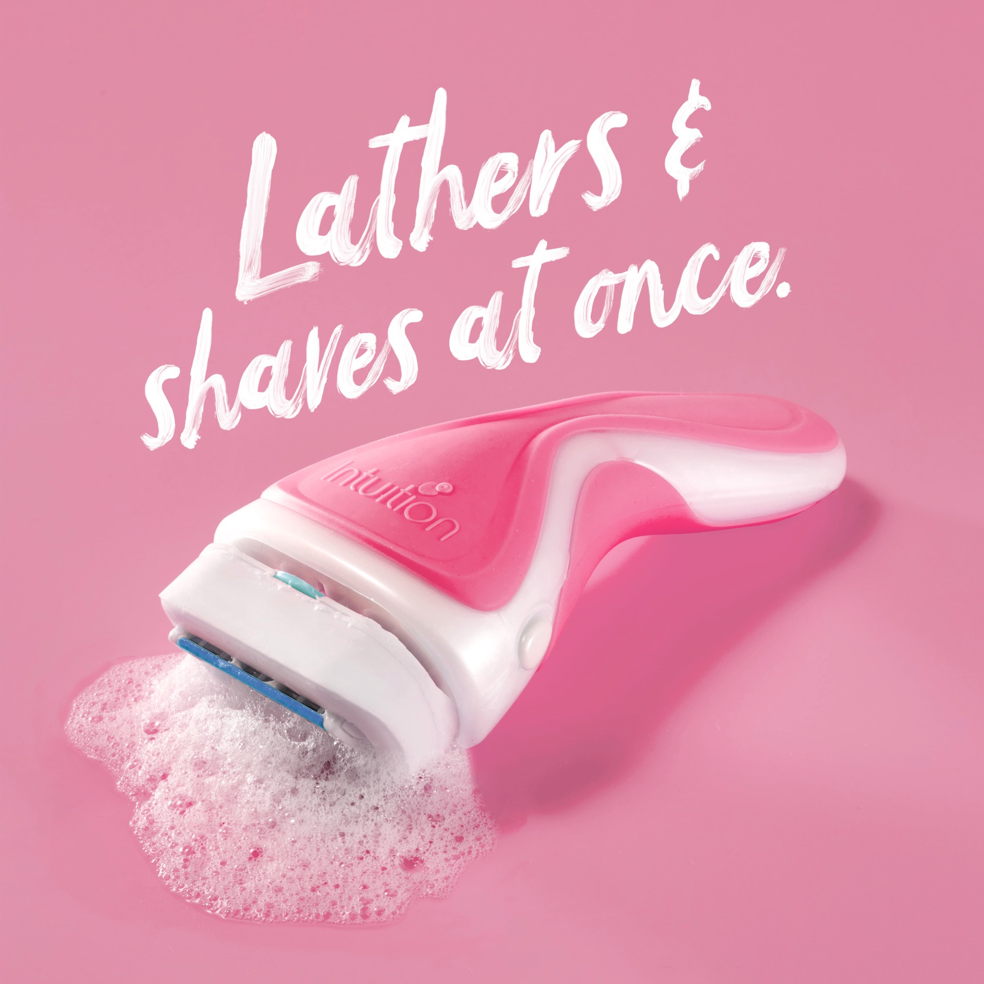 slide 2 of 8, Schick Intuition Sweet Water Lily Razor, 1 Handle and 2 Refills, 1 ct