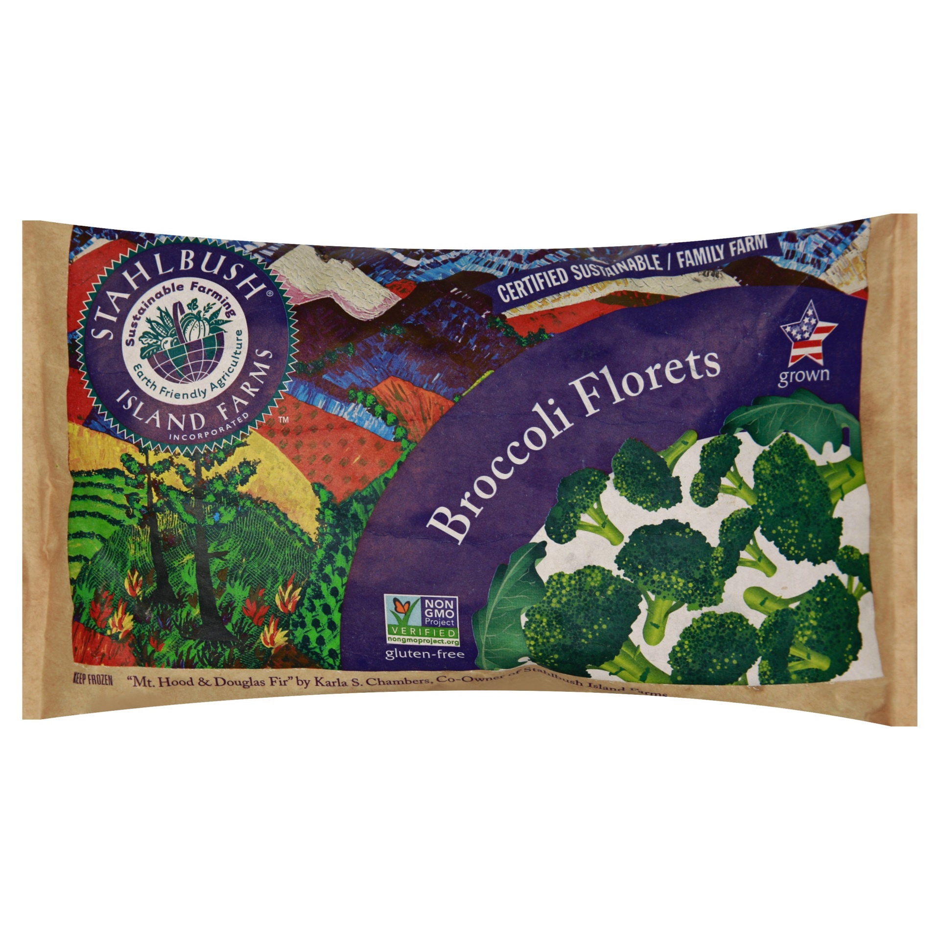 slide 1 of 1, Stahlbush Island Farms Broccoli Florets, 10 oz