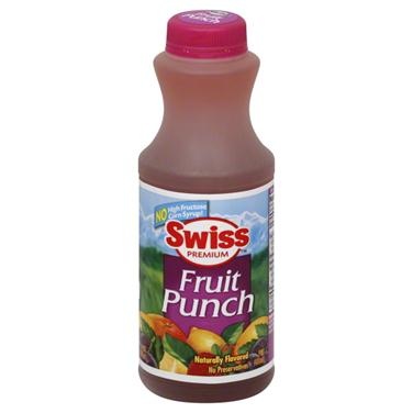 slide 1 of 1, Swiss Premium Naturally Flavored Fruit Punch, 16 oz