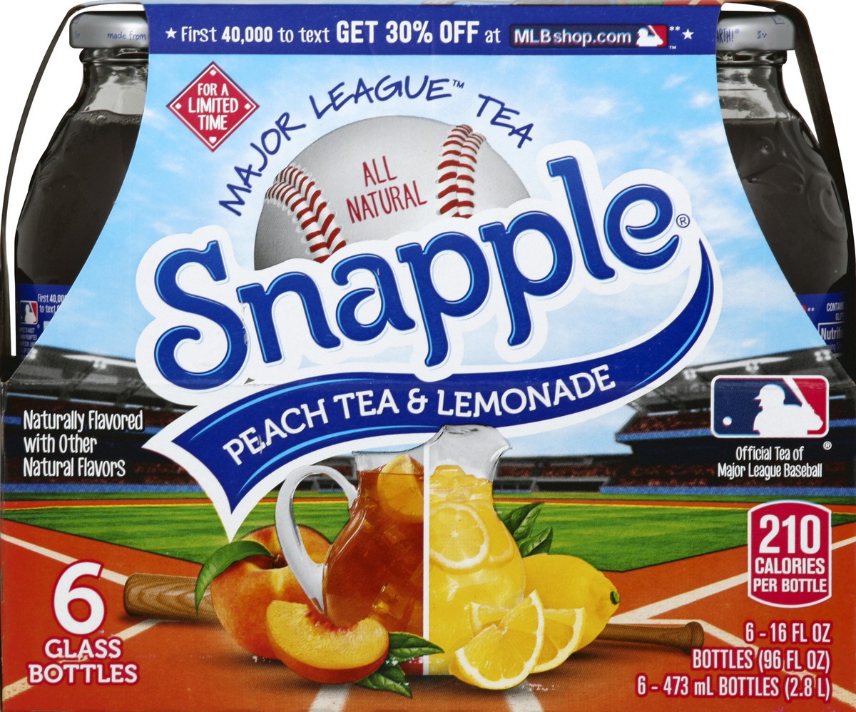 Snapple Tea, Peach 16 fl oz (473 ml)