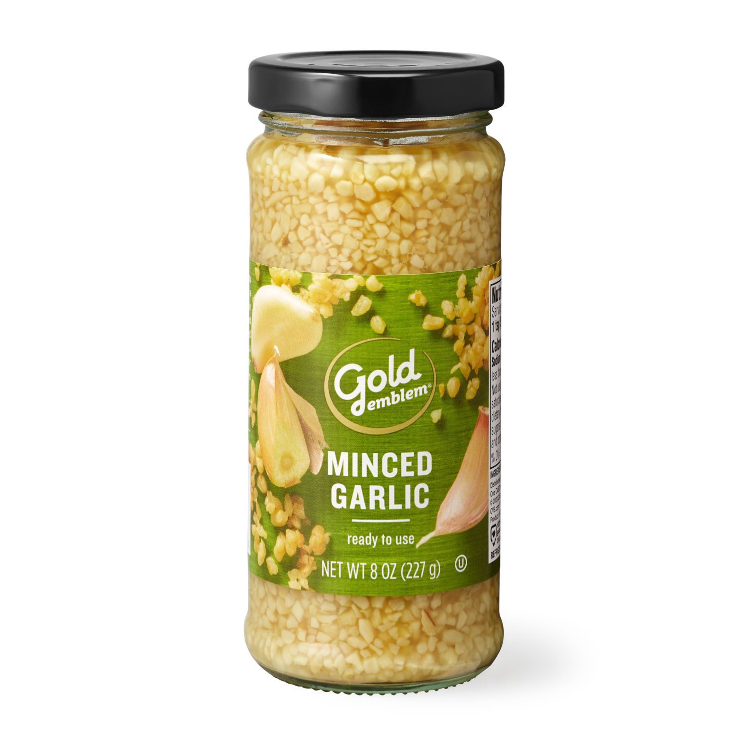 slide 1 of 1, Gold Emblem Minced Garlic, 8 Oz, 8 oz
