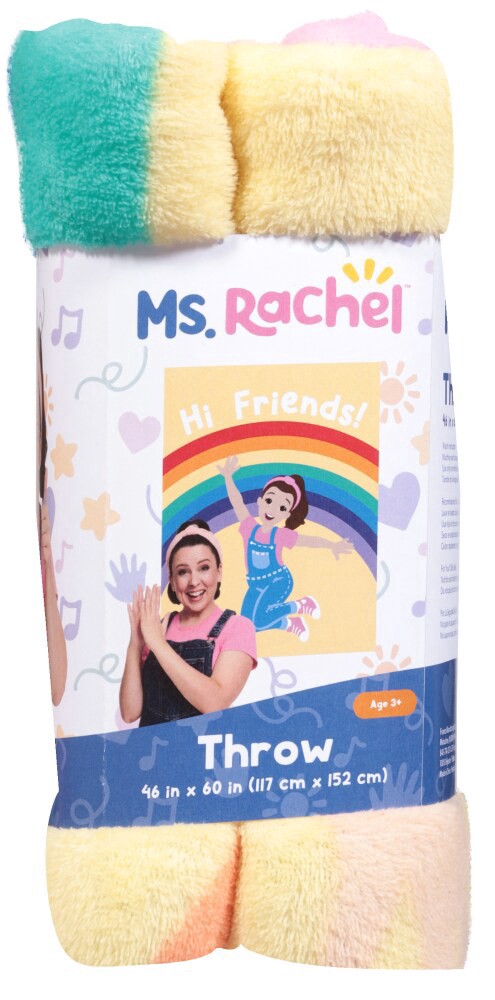 slide 3 of 6, Ms. Rachel Throw Blanket - Cheers to Friends, 1 ct