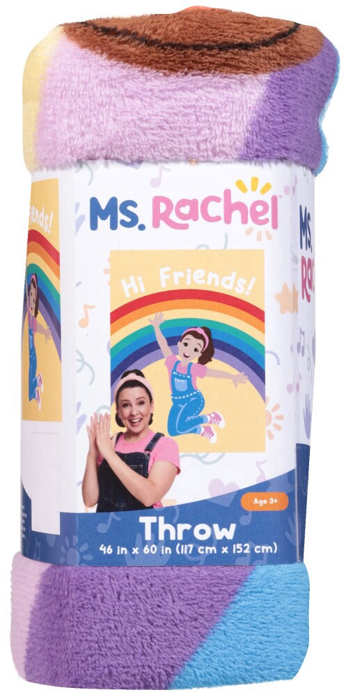 slide 5 of 6, Ms. Rachel Throw Blanket - Cheers to Friends, 1 ct