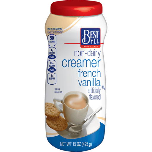 slide 1 of 1, Best Yet Nondairy Cream French Vanilla - 15 oz, 15 oz