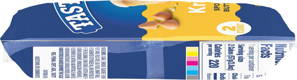 slide 5 of 7, Tastykake Butterscotch Krimpets, Sponge Cakes with Butterscotch Icing, 2 oz, 2 Count, 2 ct