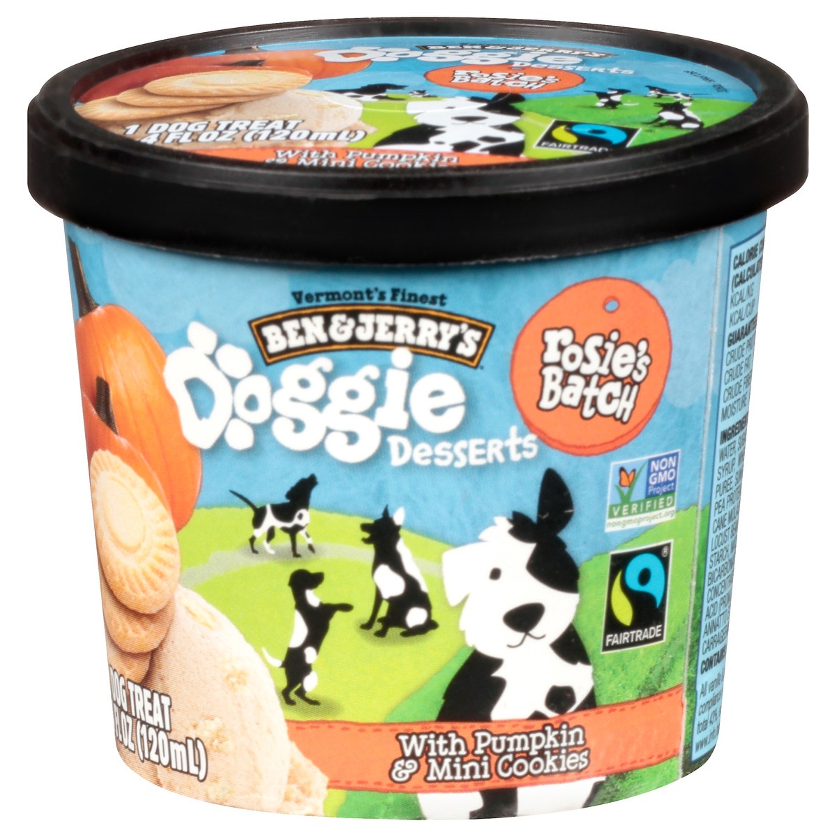 slide 9 of 9, Ben & Jerry's Frozen Dog Treat Rosie's Batch, 4 oz, 4 oz