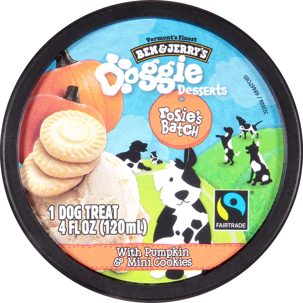 slide 4 of 9, Ben & Jerry's Frozen Dog Treat Rosie's Batch, 4 oz, 4 oz