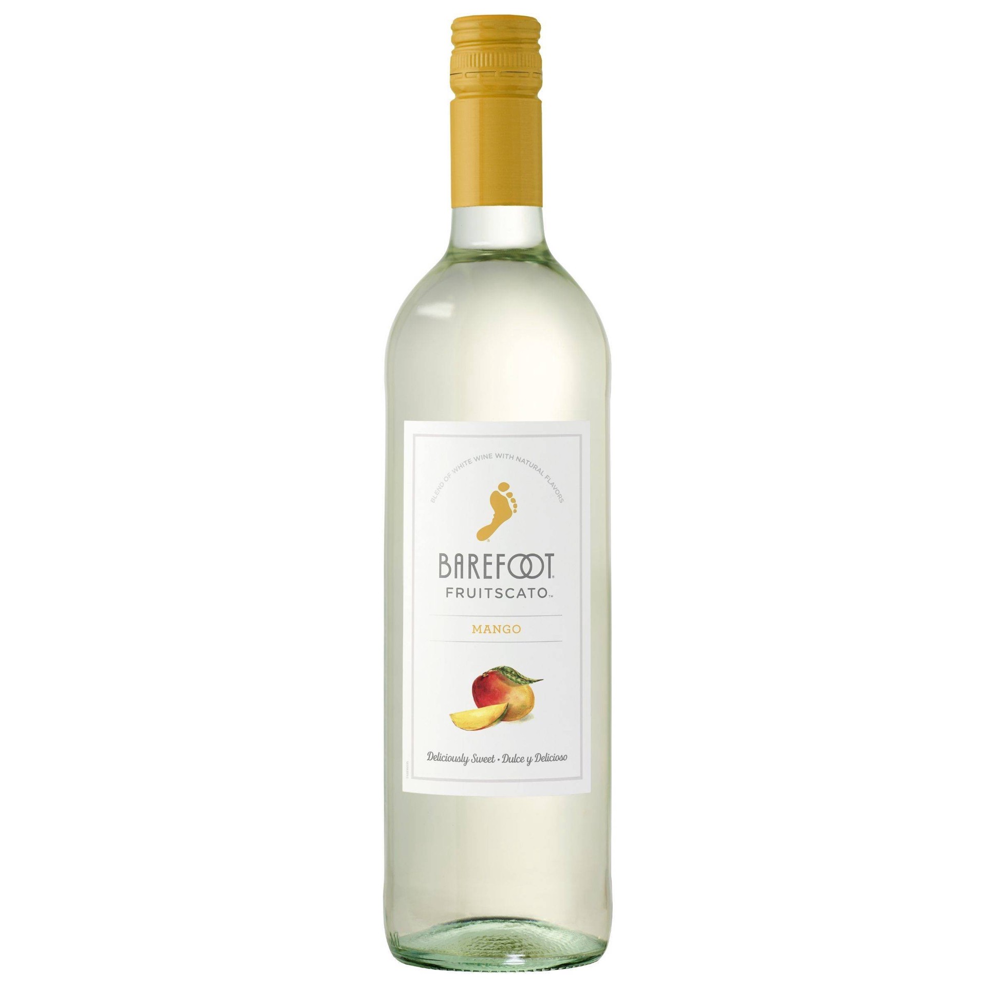 slide 1 of 1, Barefoot Cellars Fruitscato Mango Moscato Sweet Wine - 750ml Bottle, 750 ml