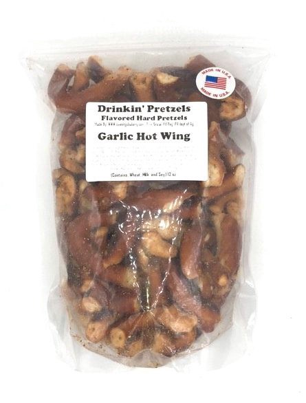 slide 1 of 1, Sweet G Garlic Hot Wing Pretzels - 12 oz, 12 oz