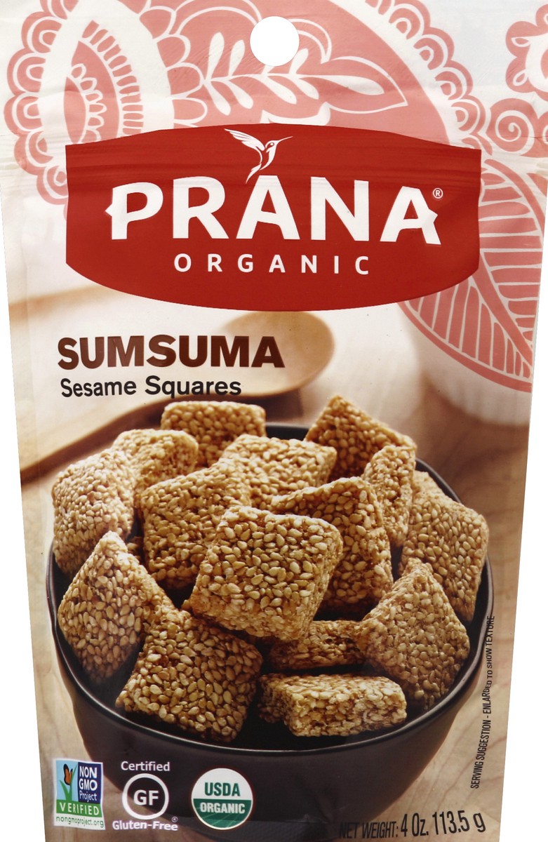 slide 2 of 2, prAna Organic Sumsuma Sesame Squares, 4 oz