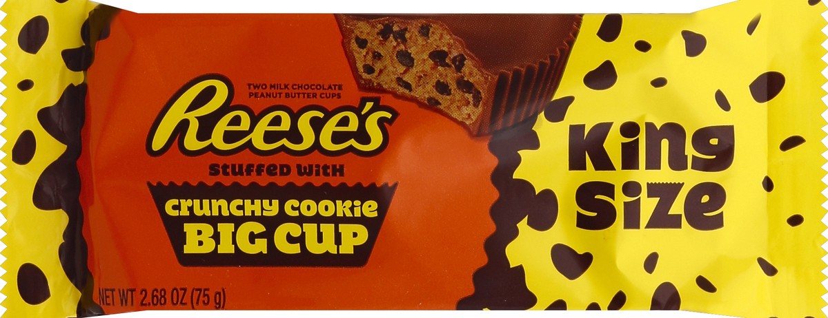 slide 2 of 6, Reese's King Size Stuffed With Crunchy Cookie Big Cup, 2.68 oz