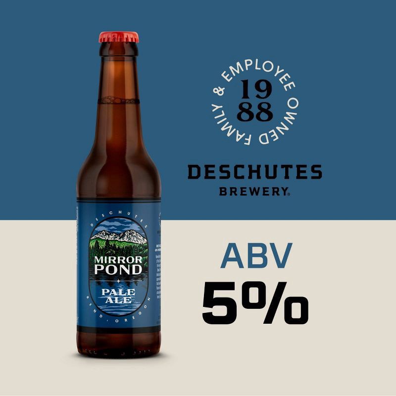 slide 5 of 5, Deschutes Mirror Pond Pale Ale Bottles, 12 ct; 12 oz