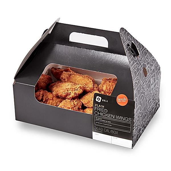 slide 1 of 1, Publix Deli Fried Chicken Wings 20-Piece Plain Breaded 180 Cal/Wing, 20 ct