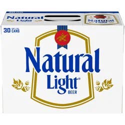 Natural Light Beer, 30 Pack 12 fl oz Cans