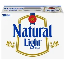 Natural Light Beer, 30 Pack Beer, 12 FL OZ Cans