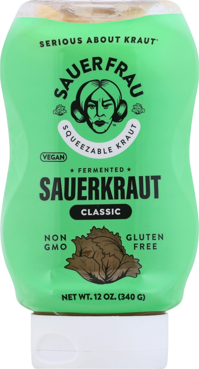 slide 6 of 13, Sauer Frau Sauerkraut 12 oz, 12 oz