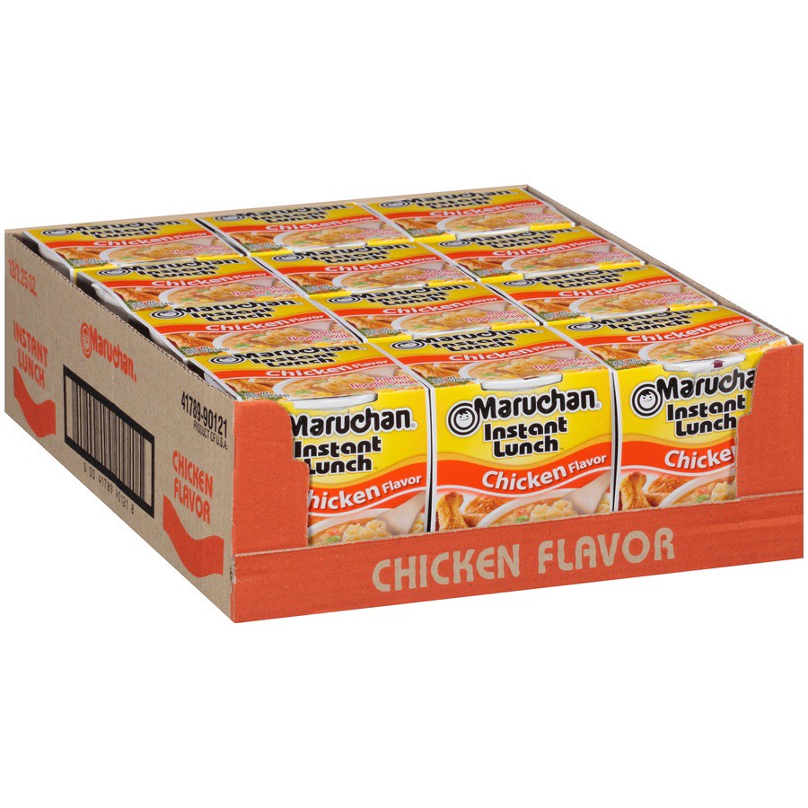 slide 7 of 8, Maruchan Instant Lunch Chicken Flavor Ramen Noodle Soup, 12 ct; 2.25 oz