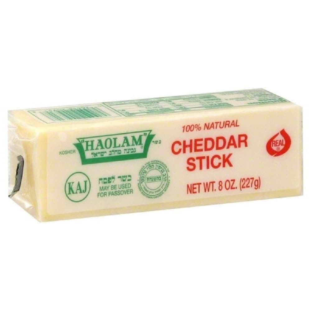 slide 1 of 1, Haolam White Cheddar Cheese Stick, 8 oz