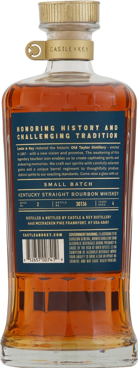 slide 7 of 9, Castle & Key Small Batch Bourbon, 