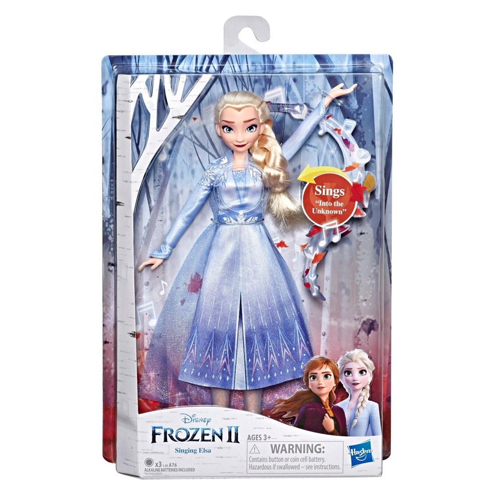 slide 2 of 4, Disney Frozen 2 Singing Elsa Fashion Doll with Music - Blue, 1 ct