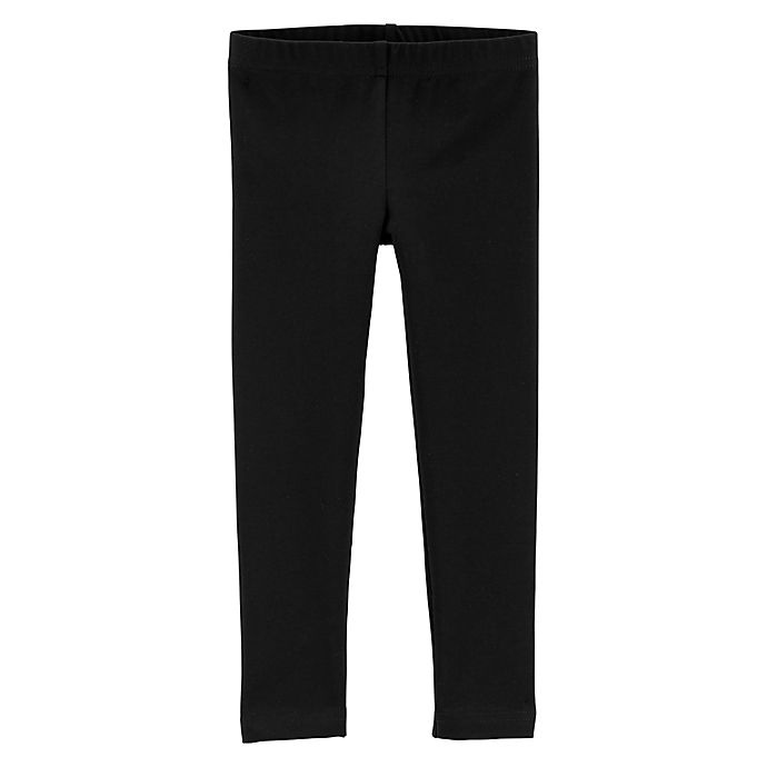 slide 1 of 1, carters carter's Size Stretchy Leggings - Black, 2t