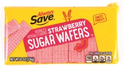 Always Save Strawberry Wafer Cookies