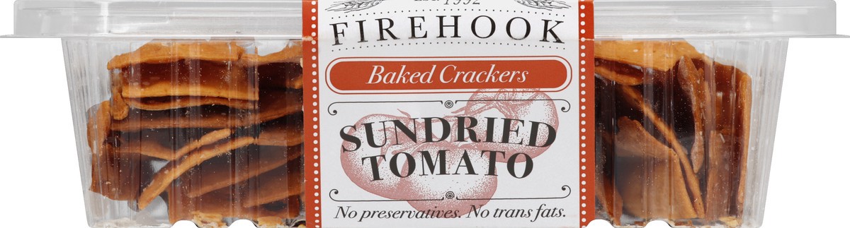 slide 4 of 4, Firehook Sundried Tomato Baked Crackers, 7 oz