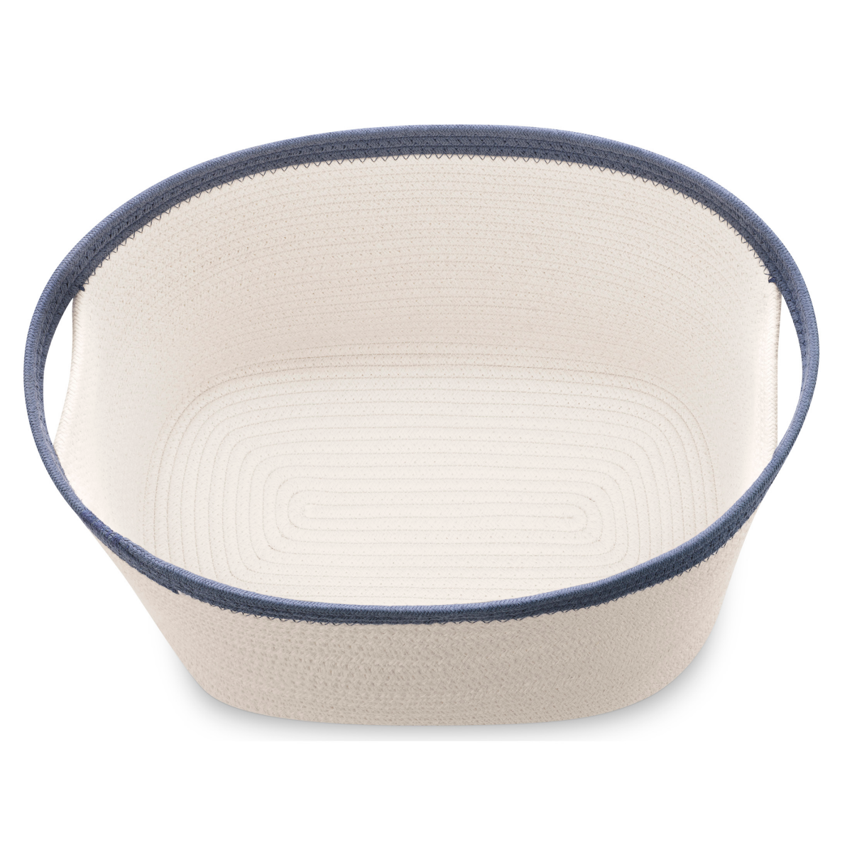 slide 3 of 4, Whitmor Large Rope Bin Natural Reflecting Pond Blue, 1 ct