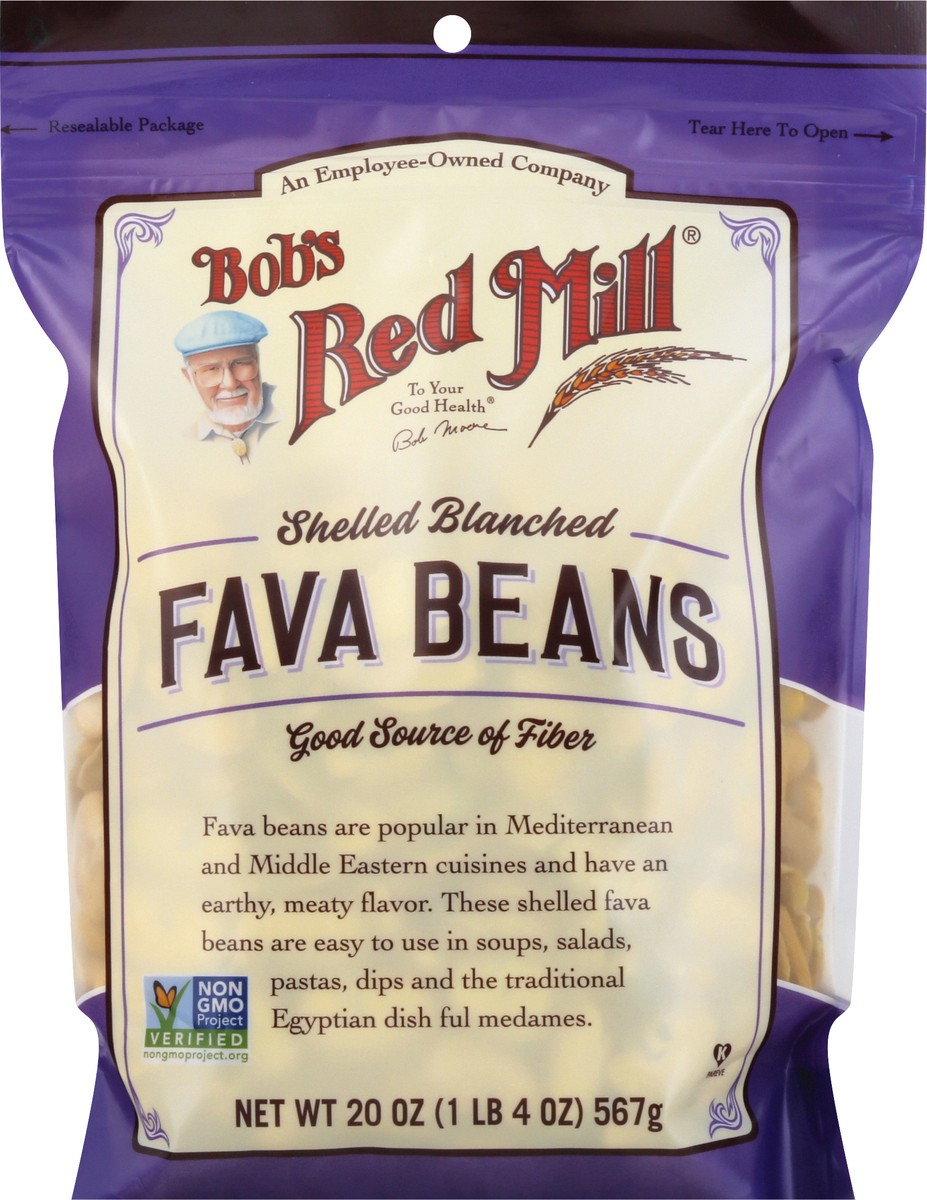 slide 9 of 10, Bobs Red Mill Beans Fava, 20 oz