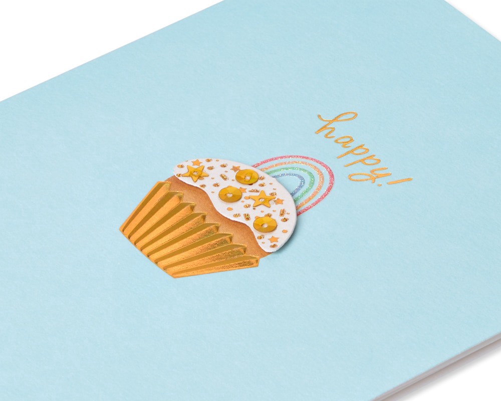 slide 5 of 5, Papyrus Birthday Card (Best Birthday Ever Cupcake), 1 ct