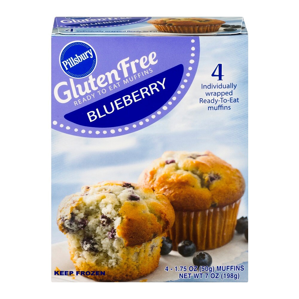 slide 1 of 5, Pillsbury Gluten Free Ready To Eat Blueberry Muffins, 7 oz