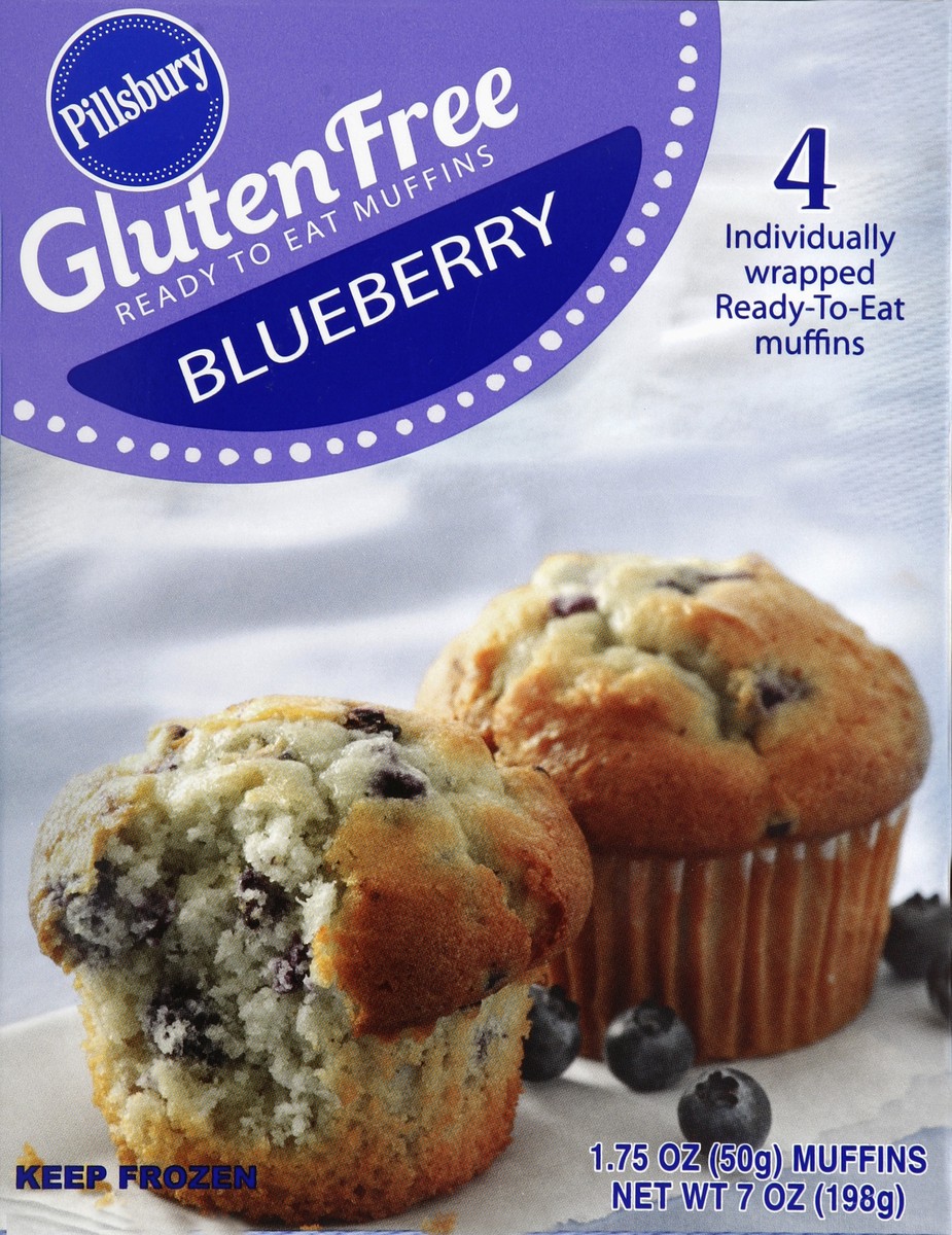 slide 3 of 5, Pillsbury Gluten Free Ready To Eat Blueberry Muffins, 7 oz