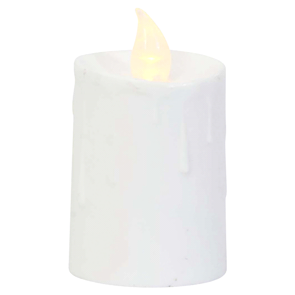 slide 1 of 1, December Home Candles Votive LED White, 2 ct