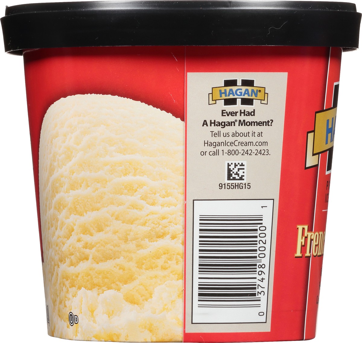 slide 10 of 10, Hagan French Vanilla Premium Ice Cream 1.5 qt. Carton, 1.42 liter