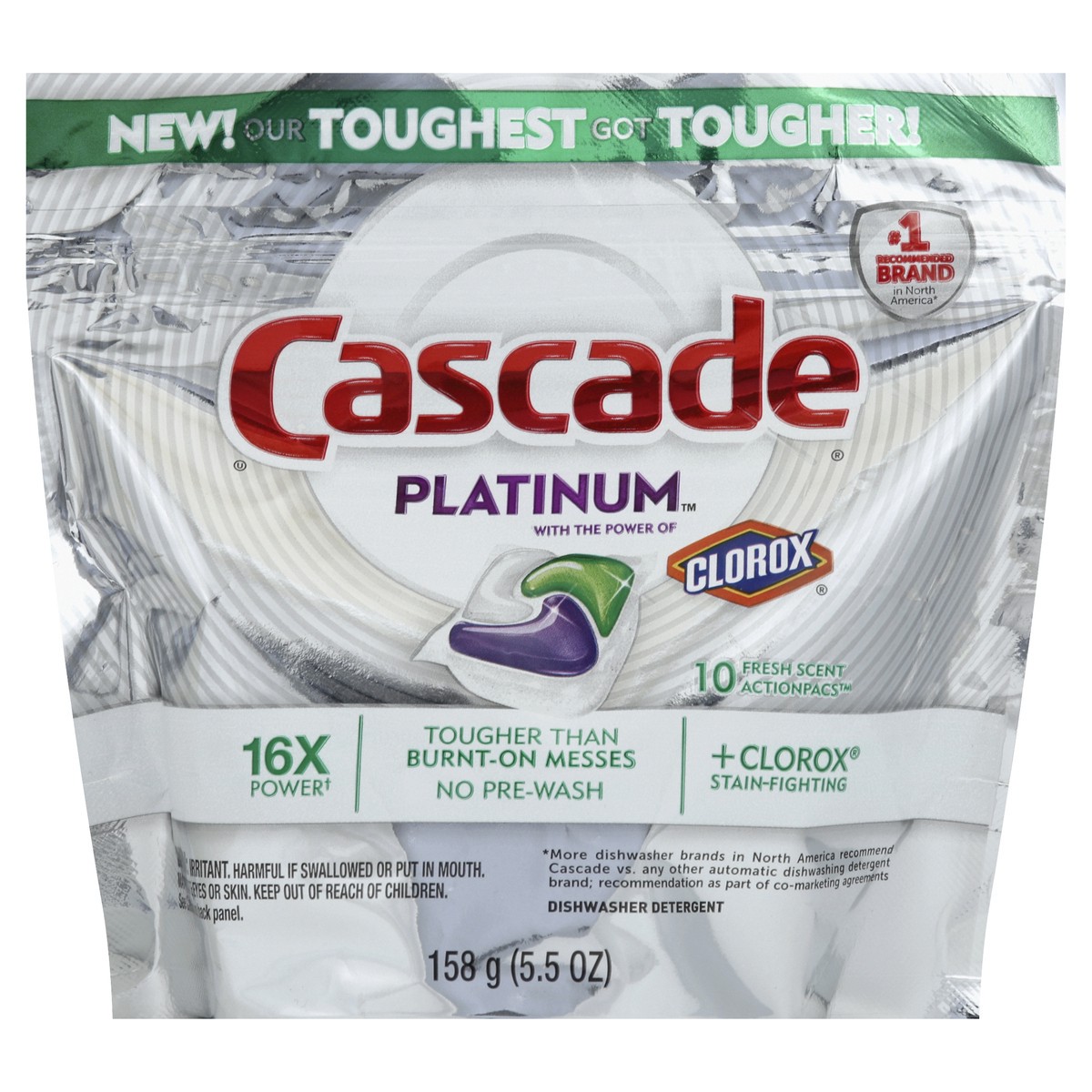 slide 3 of 3, Cascade Dishwasher Detergent 10 ea, 10 ct