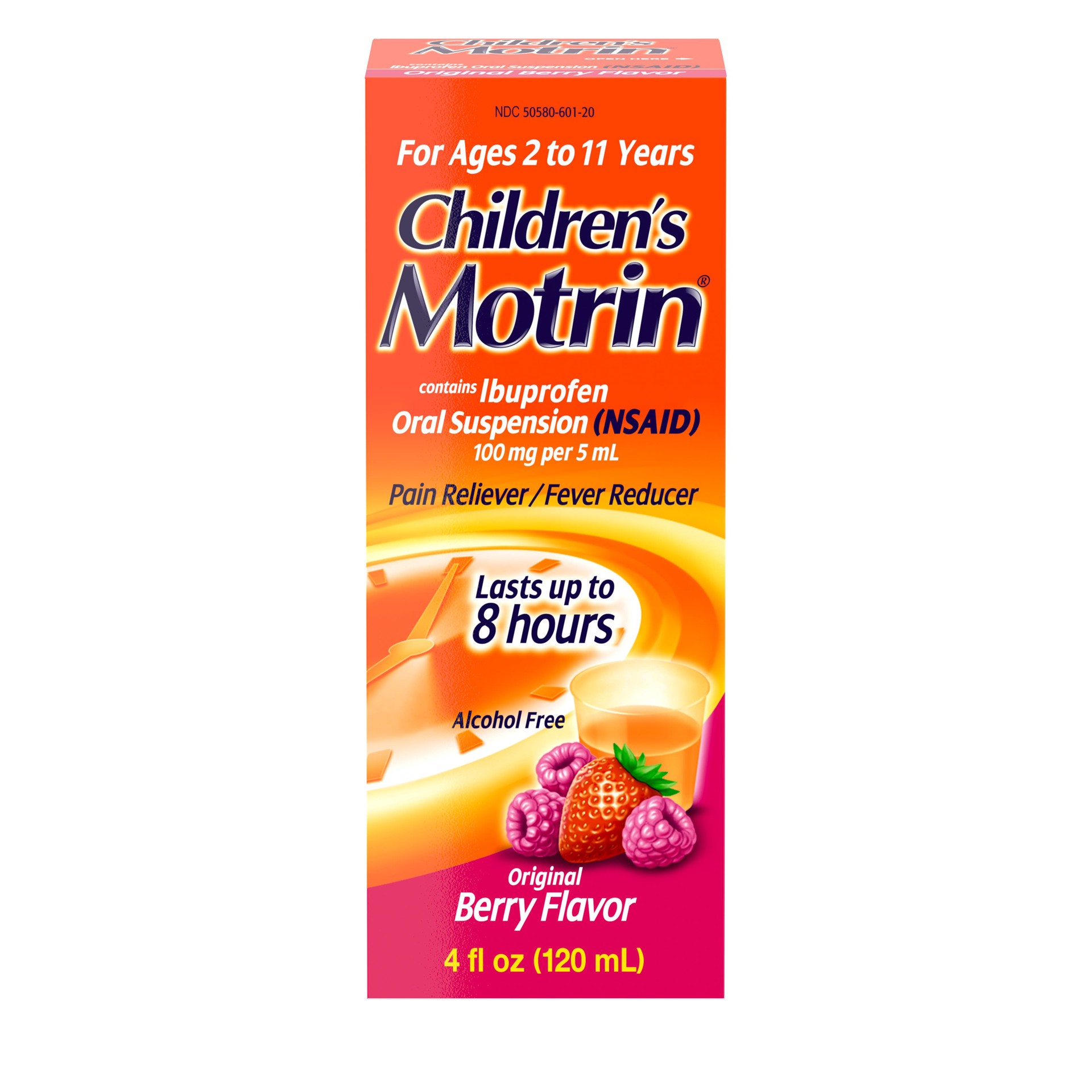 slide 6 of 9, Motrin Children's Motrin Oral Suspension, Berry, 4 Fl. Oz, 4 fl oz