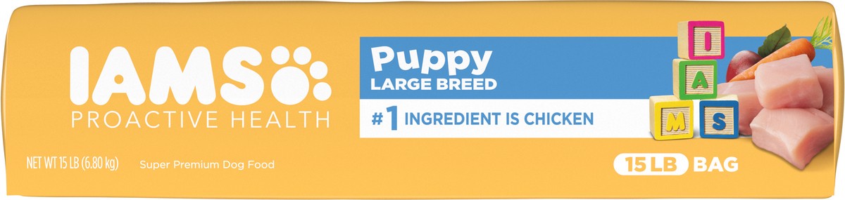 slide 4 of 9, Proactive Health Large Breed Puppy Chicken Dog Food 15 lb, 15 lb