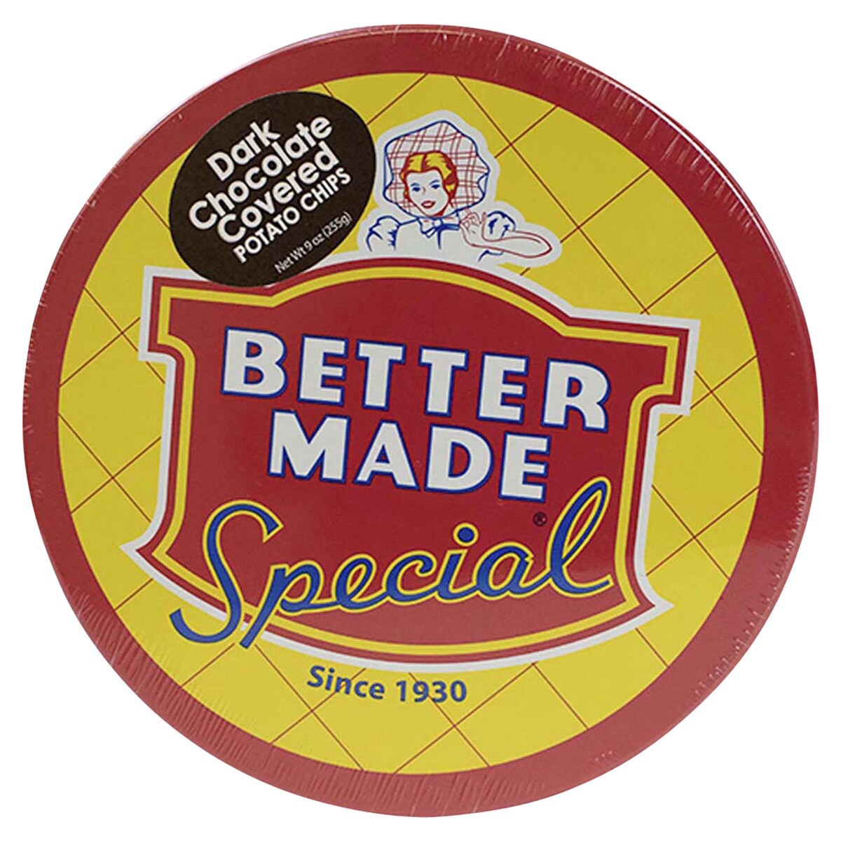 slide 1 of 1, Better Made Dark Choc Potato Chips, 7 oz